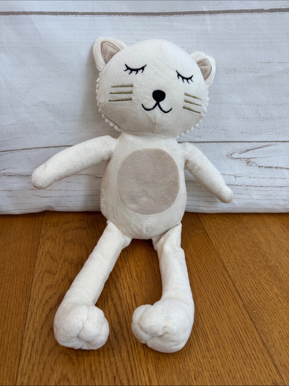 Plush Cream Cat Soft Toy - 16" plus toy for kids